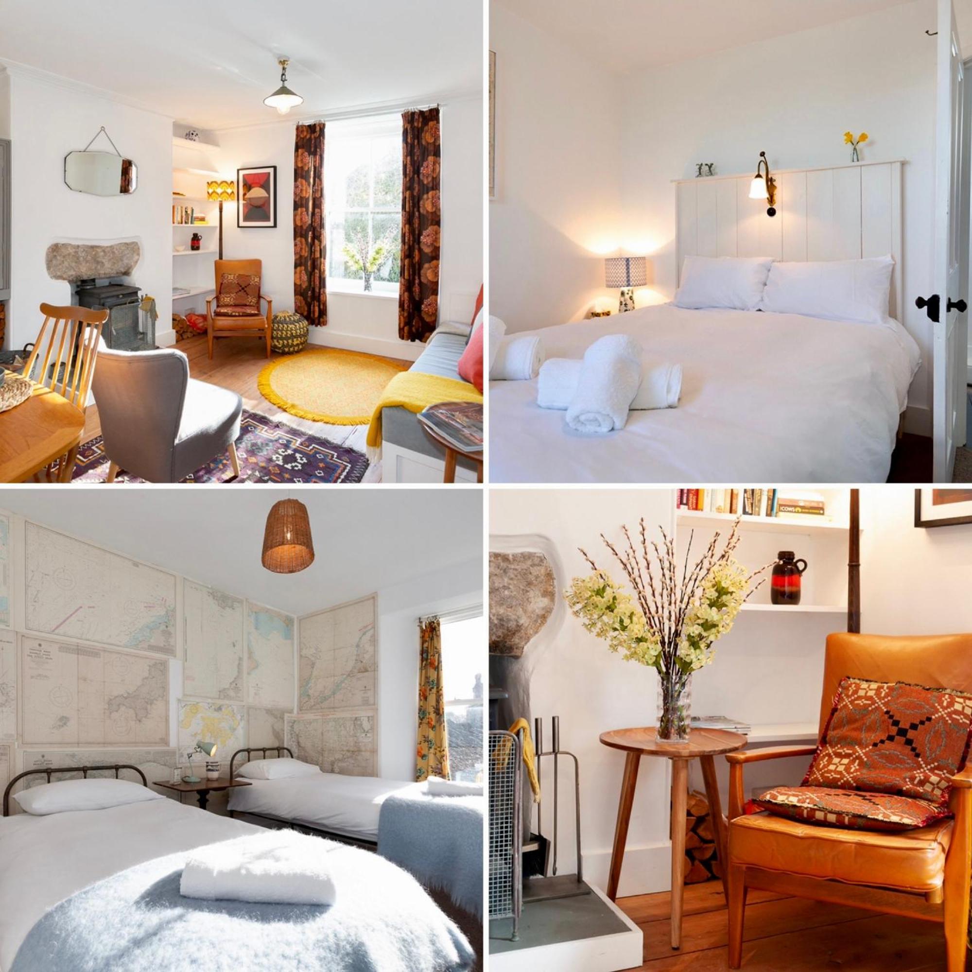 Janies Cottage~ Mousehole~Eclectic Interiors & Vintage Charm Zewnętrze zdjęcie